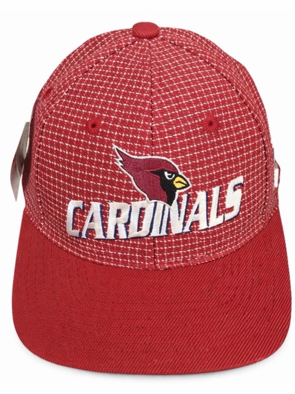 Vintage 90s Arizona Cardinals NFL Logo Athletic Deadstock Strapback Hat NWT